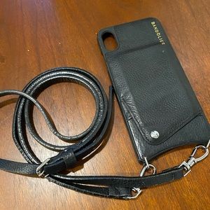 Bandolier IPhone XS Max case with strap. Used